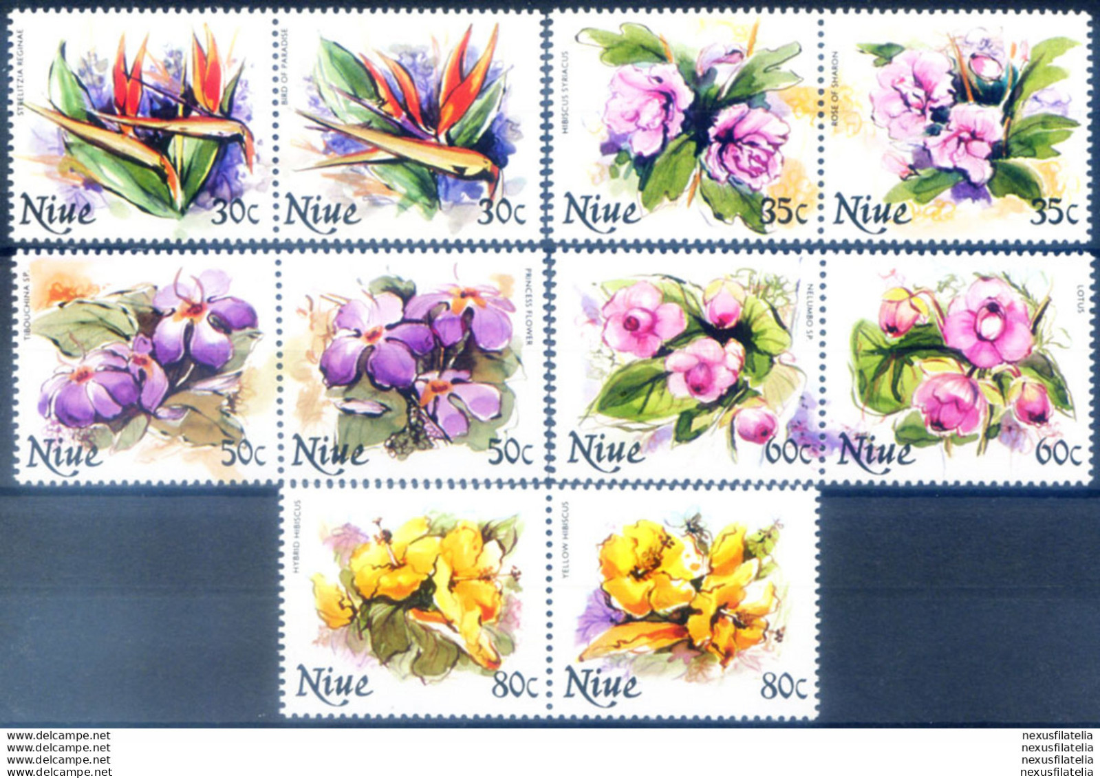 Definitiva. Flora 1981. - Niue