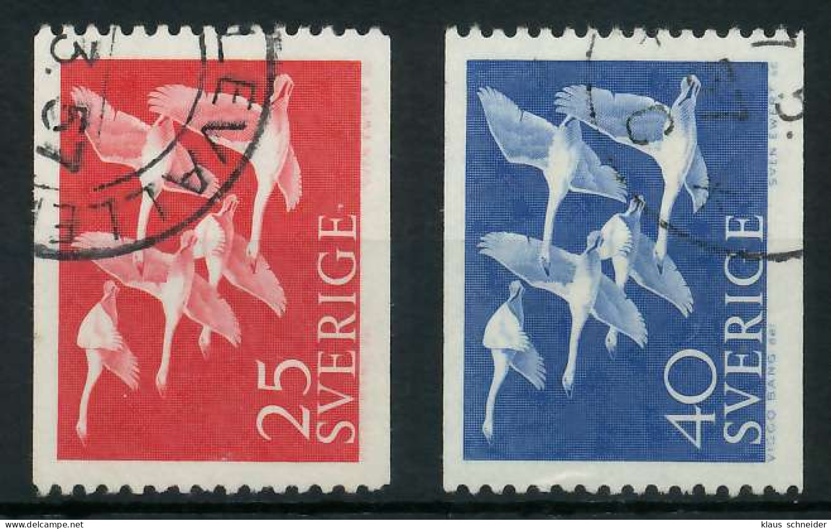 SCHWEDEN 1956 Nr 416-417 Gestempelt X0761C2 - Used Stamps