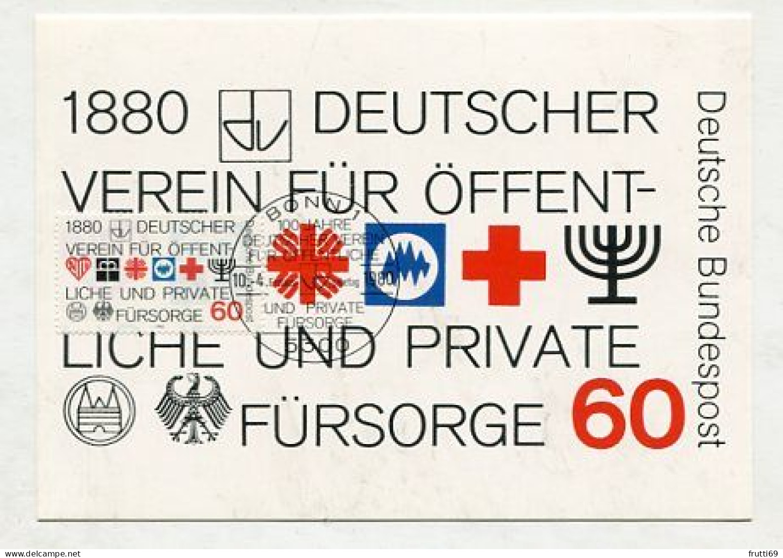 MC 211843 GERMANY - 1980 - Für Die Jugend - 100 Jahre Deutscher Verein Für öffentliche Und Private Fürsorge - 1961-1980