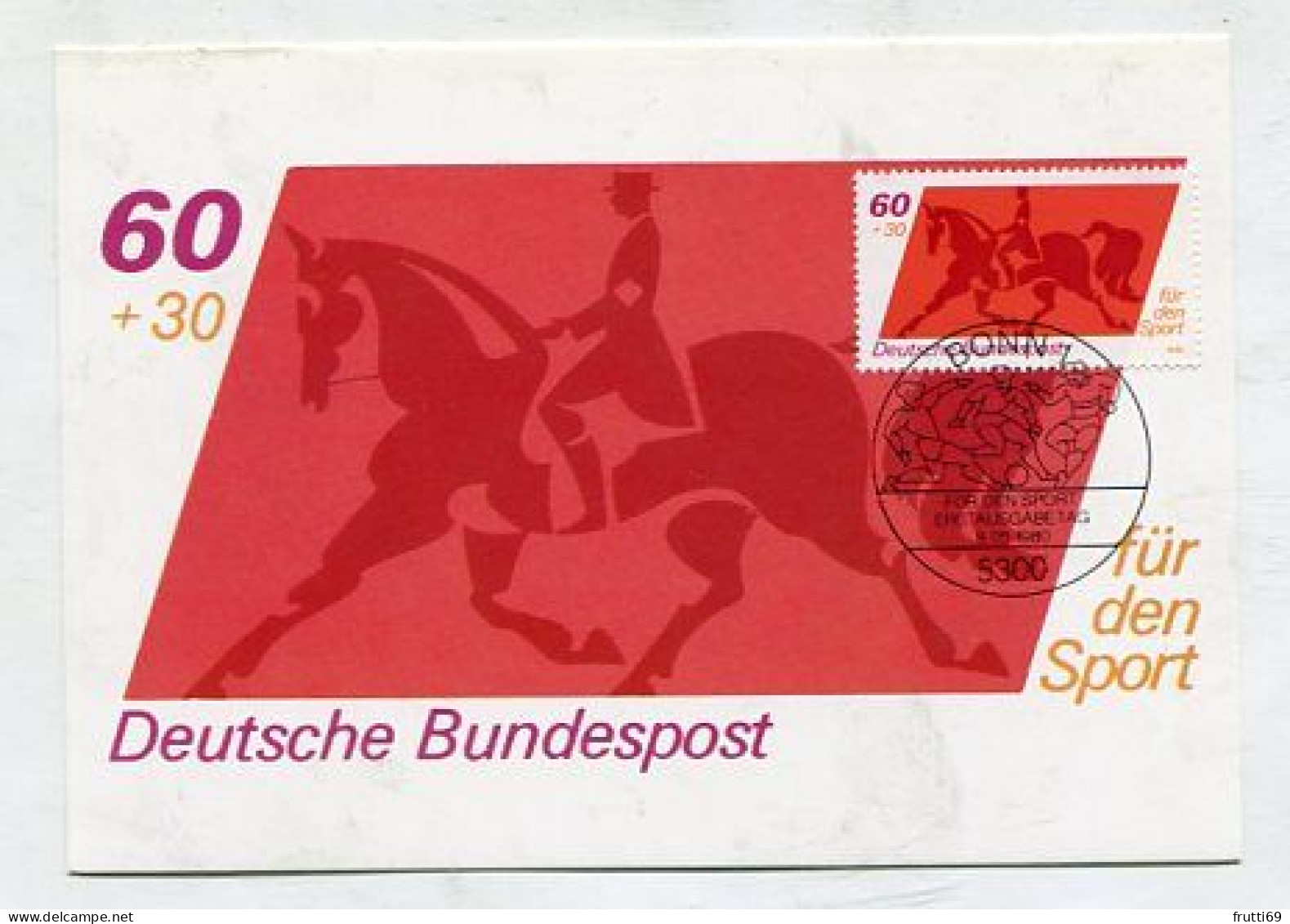 MC 211844 GERMANY - 1980 - Für Den Sport - Dressurreiten - 1961-1980