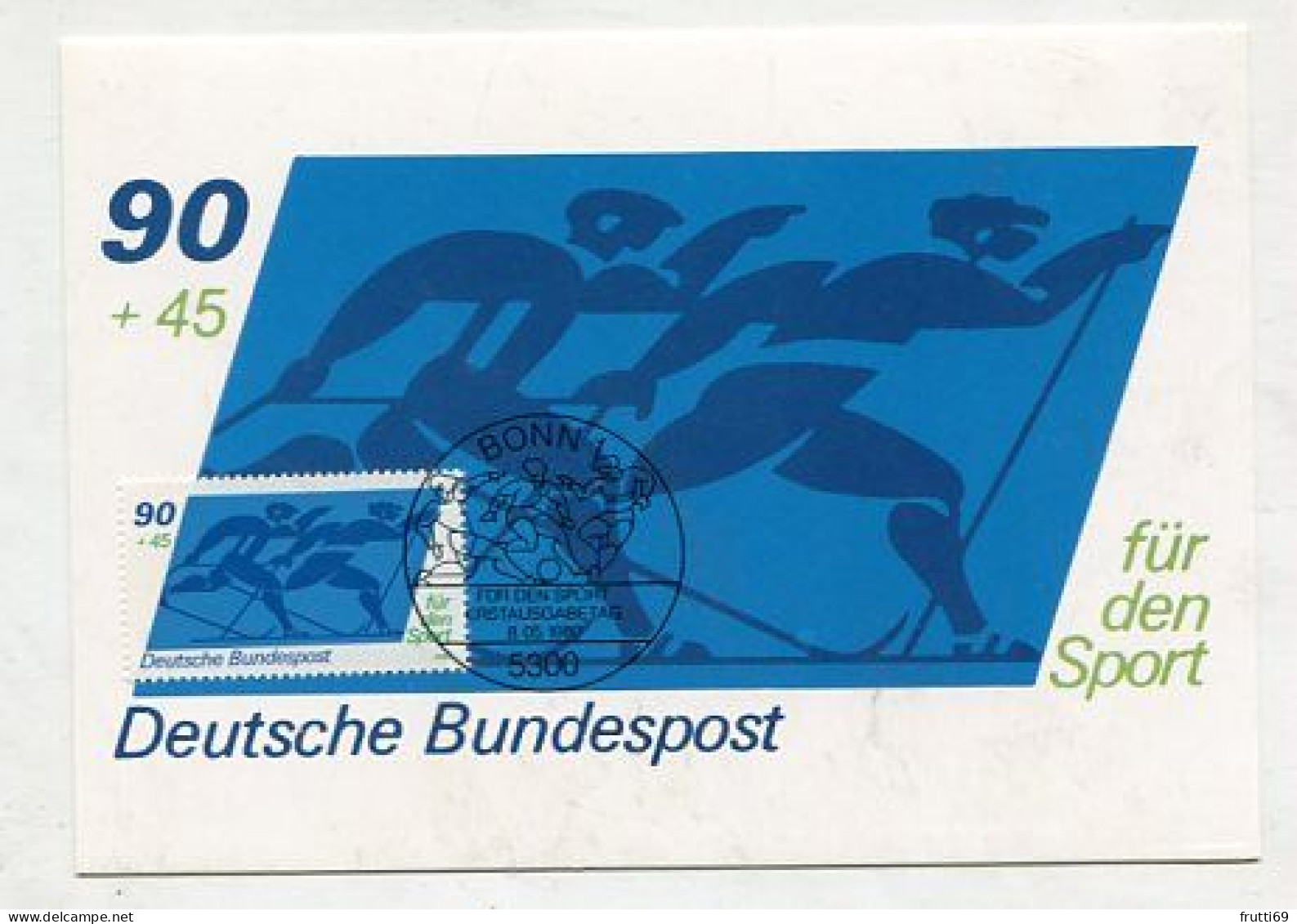 MC 211845 GERMANY - 1980 - Für Den Sport - Ski-Langlauf - 1961-1980