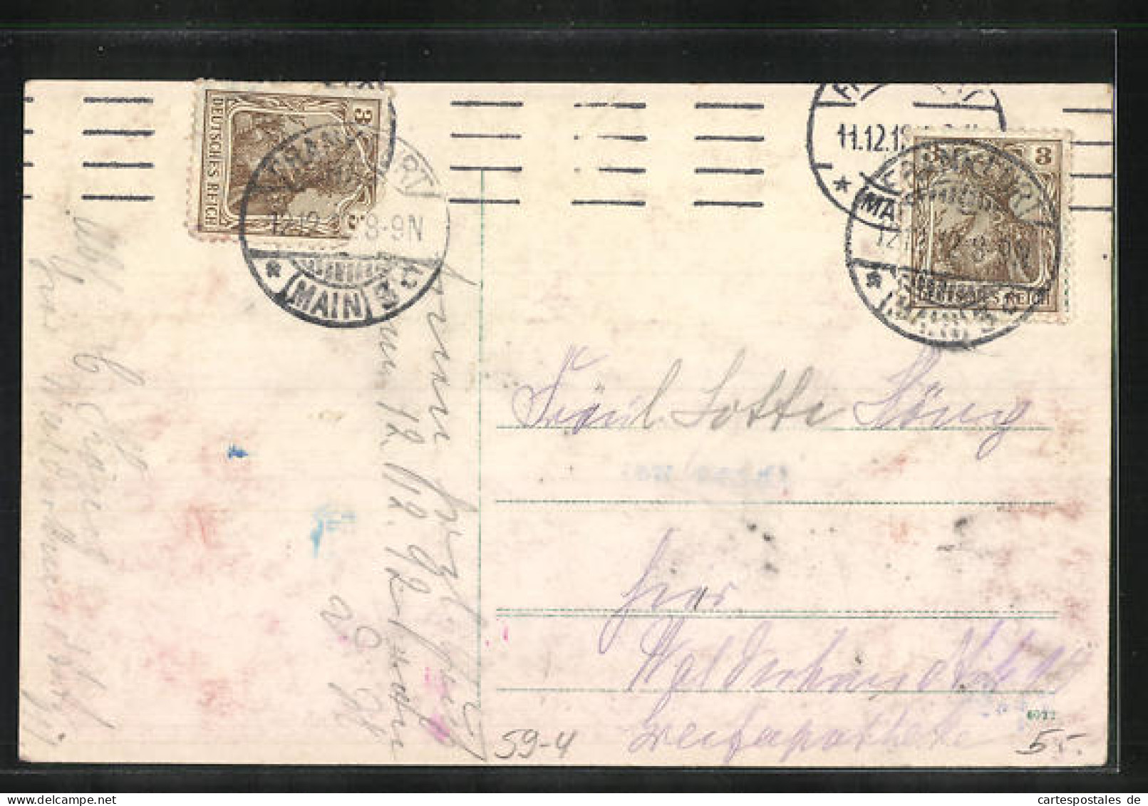 AK Will Man Schreiben Solche Karten Muss Man 100 Jahre Warten, 12.12.1912  - Sterrenkunde