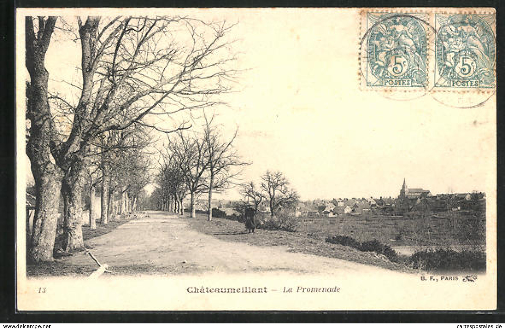 CPA Châteaumeillant, La Promenade  - Châteaumeillant