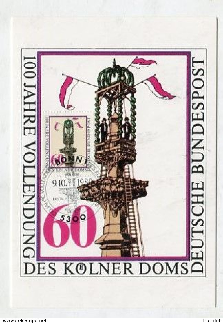 MC 211856 GERMANY - 1980 - 100 Jahre Vollendung Des Kölner Doms - 1961-1980