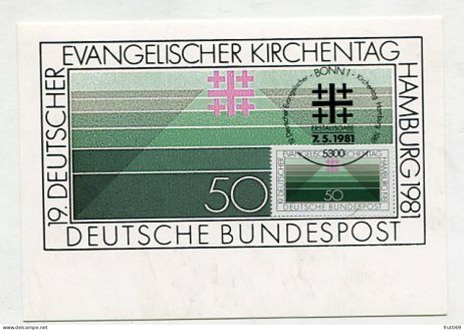 MC 211871 GERMANY - 1981 - 19. Deutscher Evangelischer Kirchentag Hamburg - 1981-2000