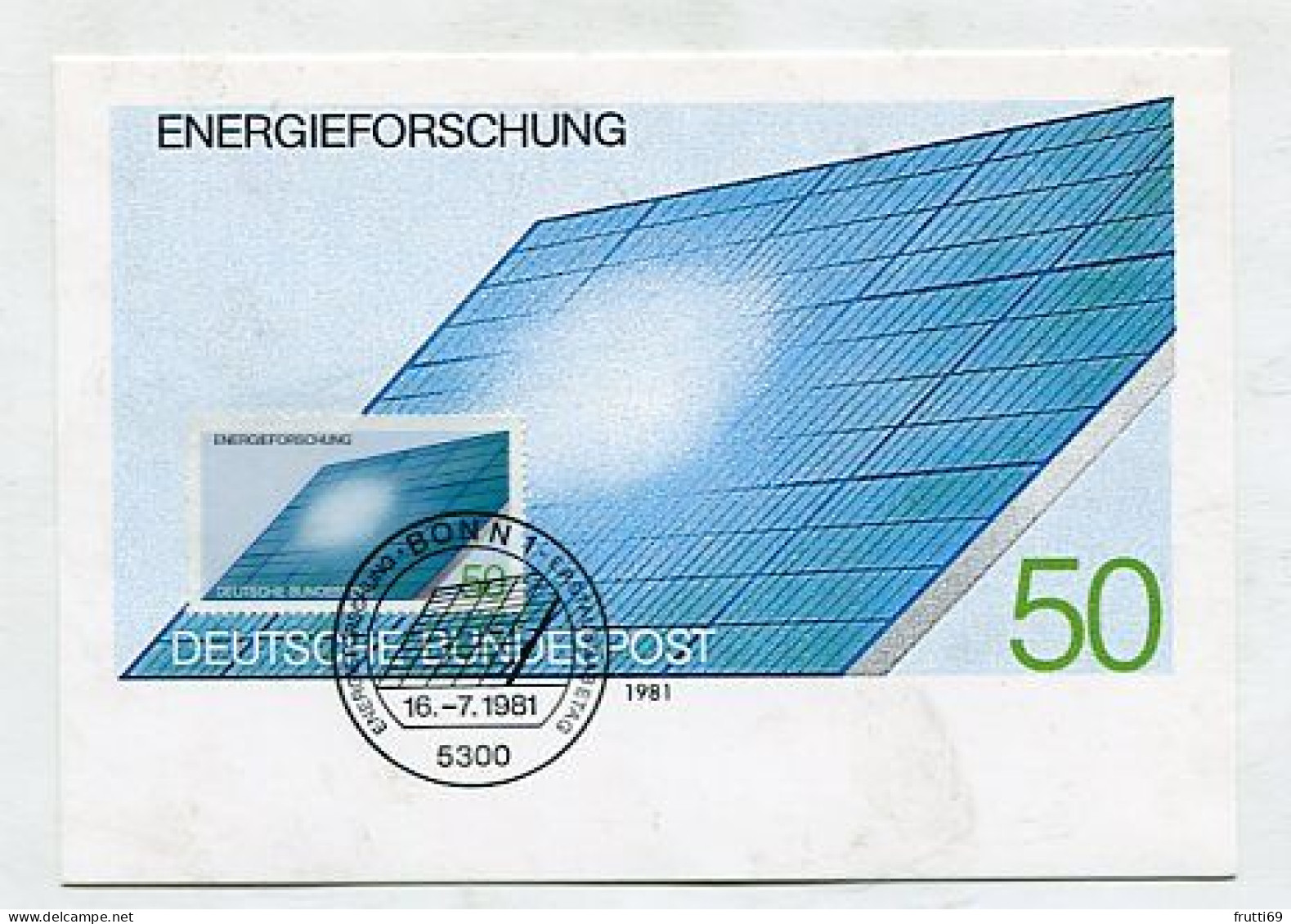 MC 211873 GERMANY - 1981 - Energieforschung - 1981-2000