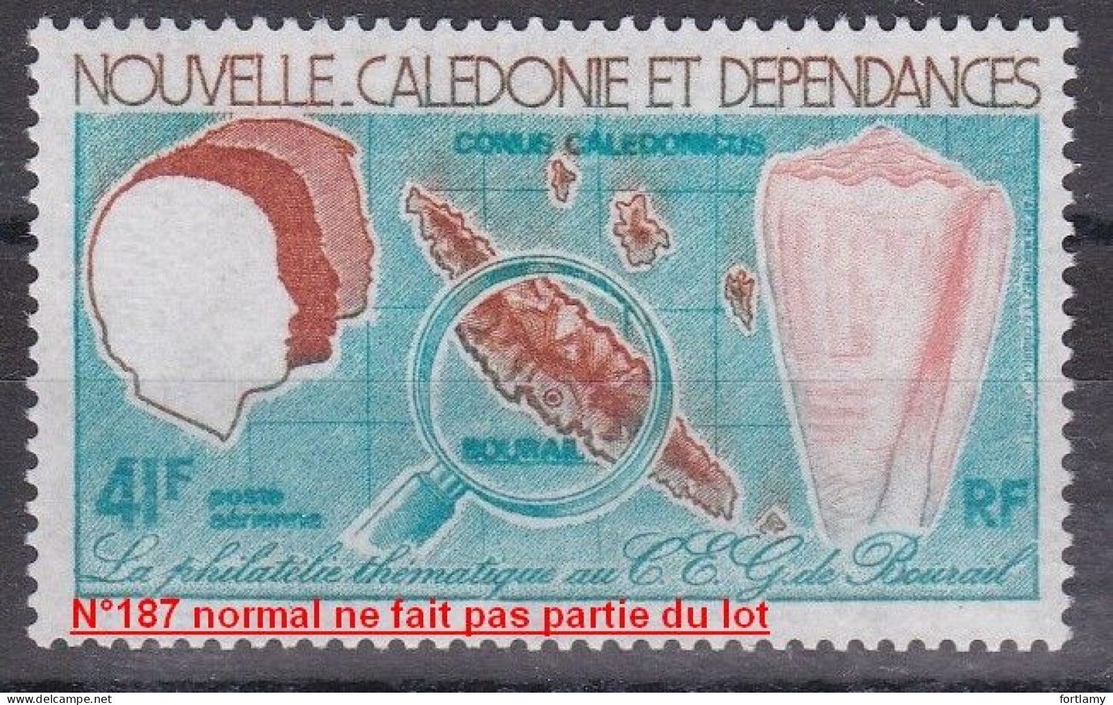 LOT 467 NOUVELLE CALEDONIE PA N°  187a - Nuevos