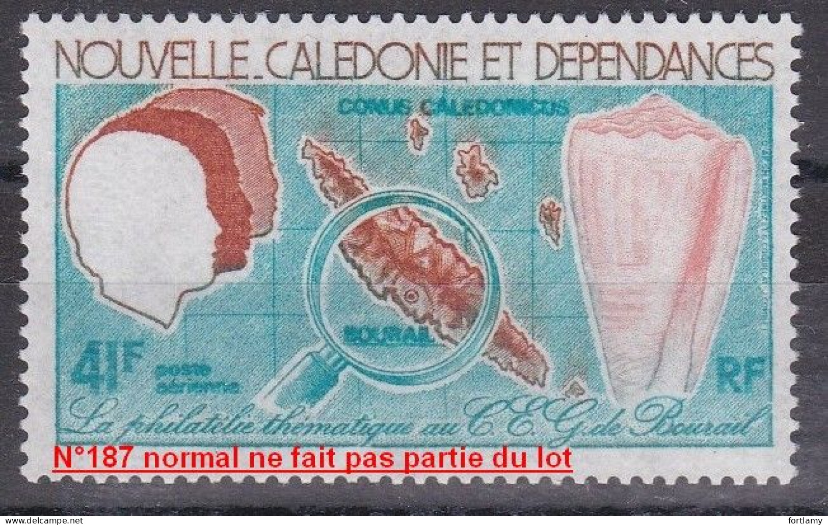 LOT 467A NOUVELLE CALEDONIE PA N°  187a - Nuovi