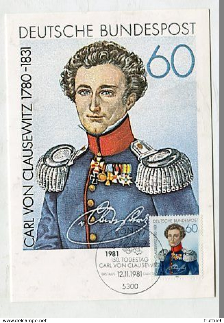 MC 211886 GERMANY - 1981 - Carl Von Clausewitz - 1981-2000