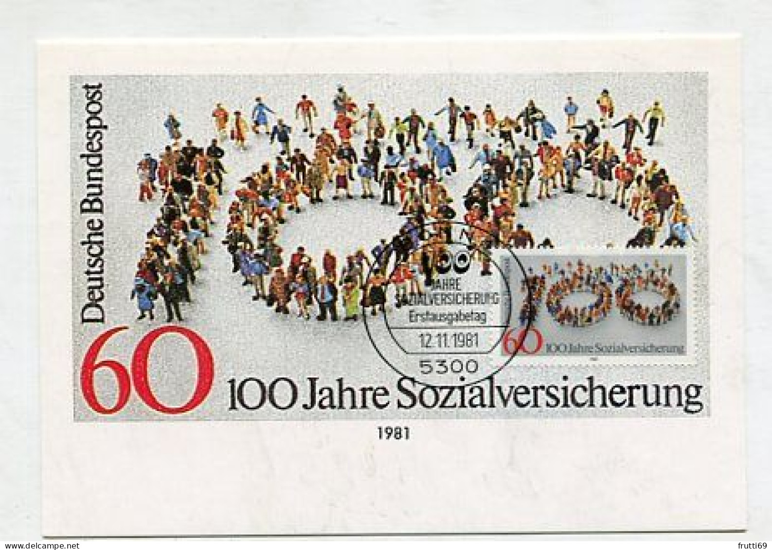 MC 211887 GERMANY - 1981 - 100 Jahre Sozialversicherung - 1981-2000