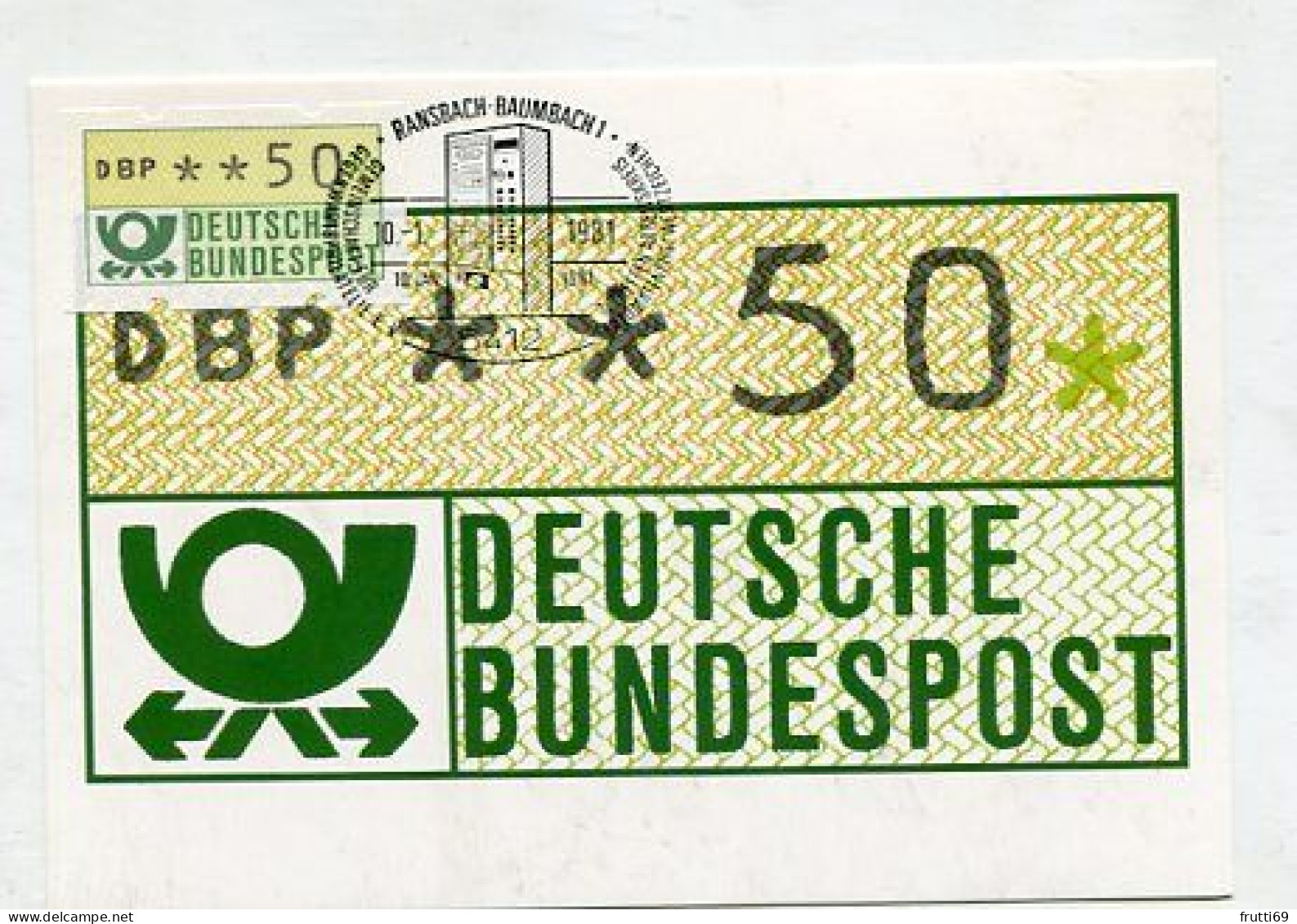 MC 211892 GERMANY - 1981 - Automaten-Postwertzeichen - 1981-2000