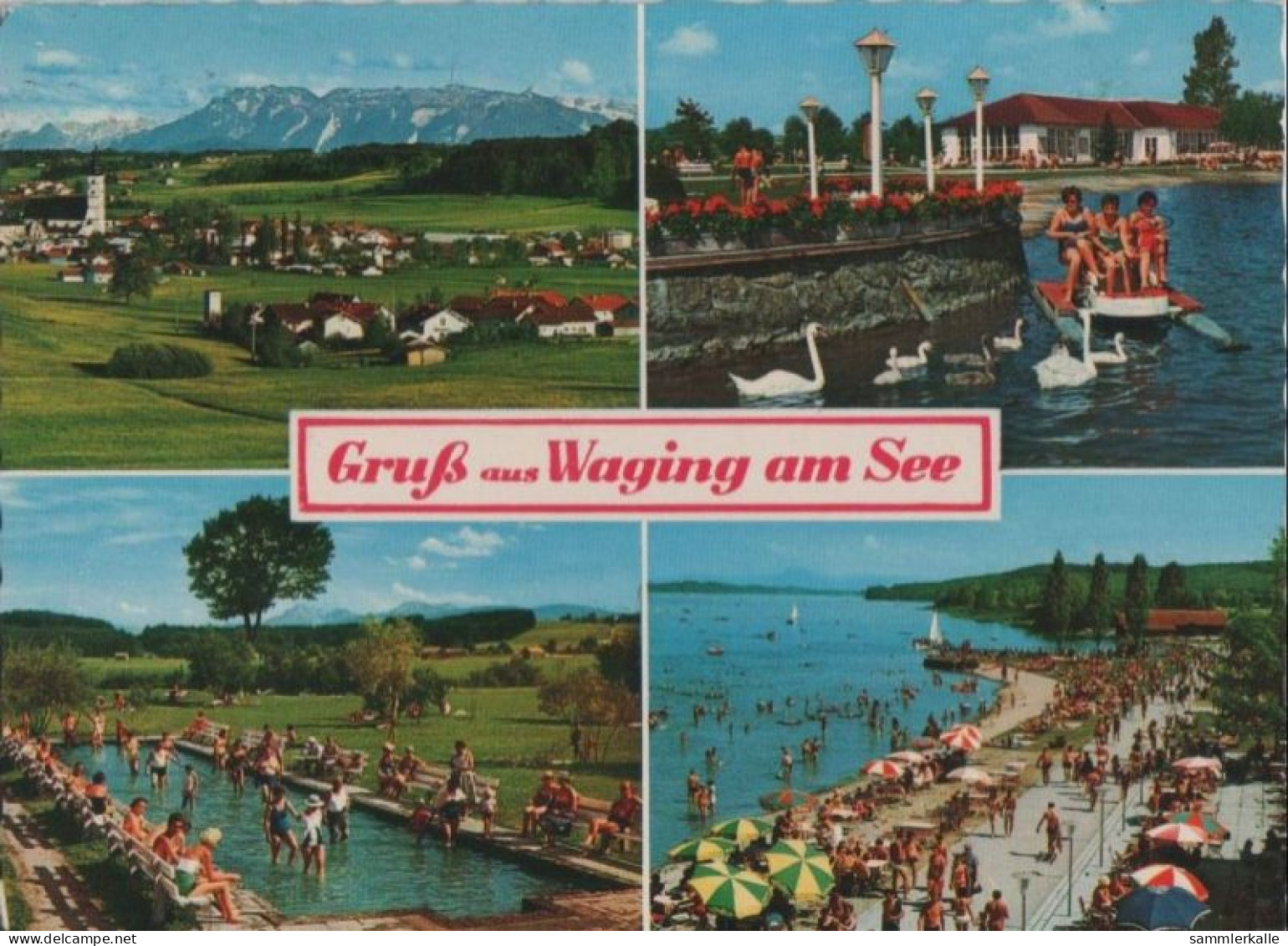 42592 - Österreich - Waging - U.a. Strandpromenade - 1977 - Waging