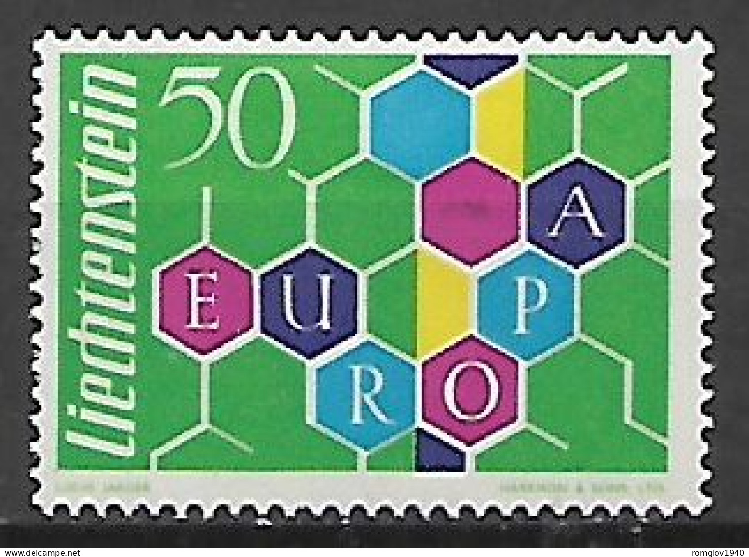 LIECHTENSTEIN  1960  EUROPA  UNIF. 355  MLH  VF - Neufs