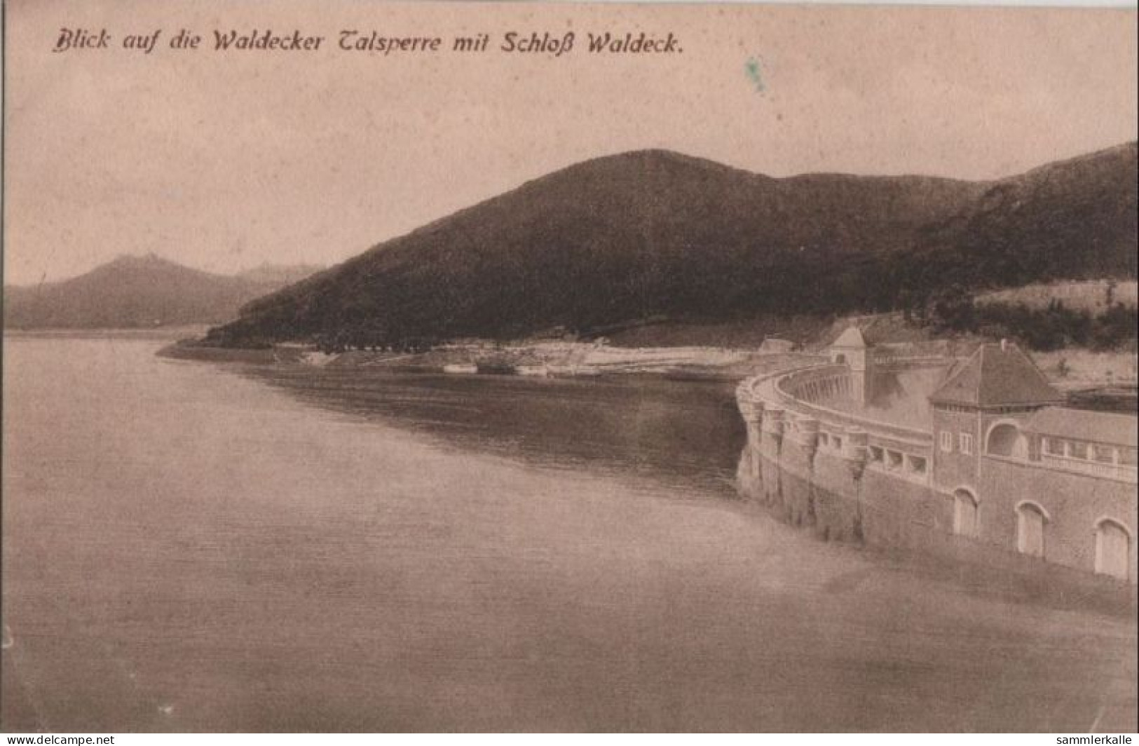 86359 - Waldeck - Waldecker Talsperre Mit Schloss - Ca. 1935 - Waldeck