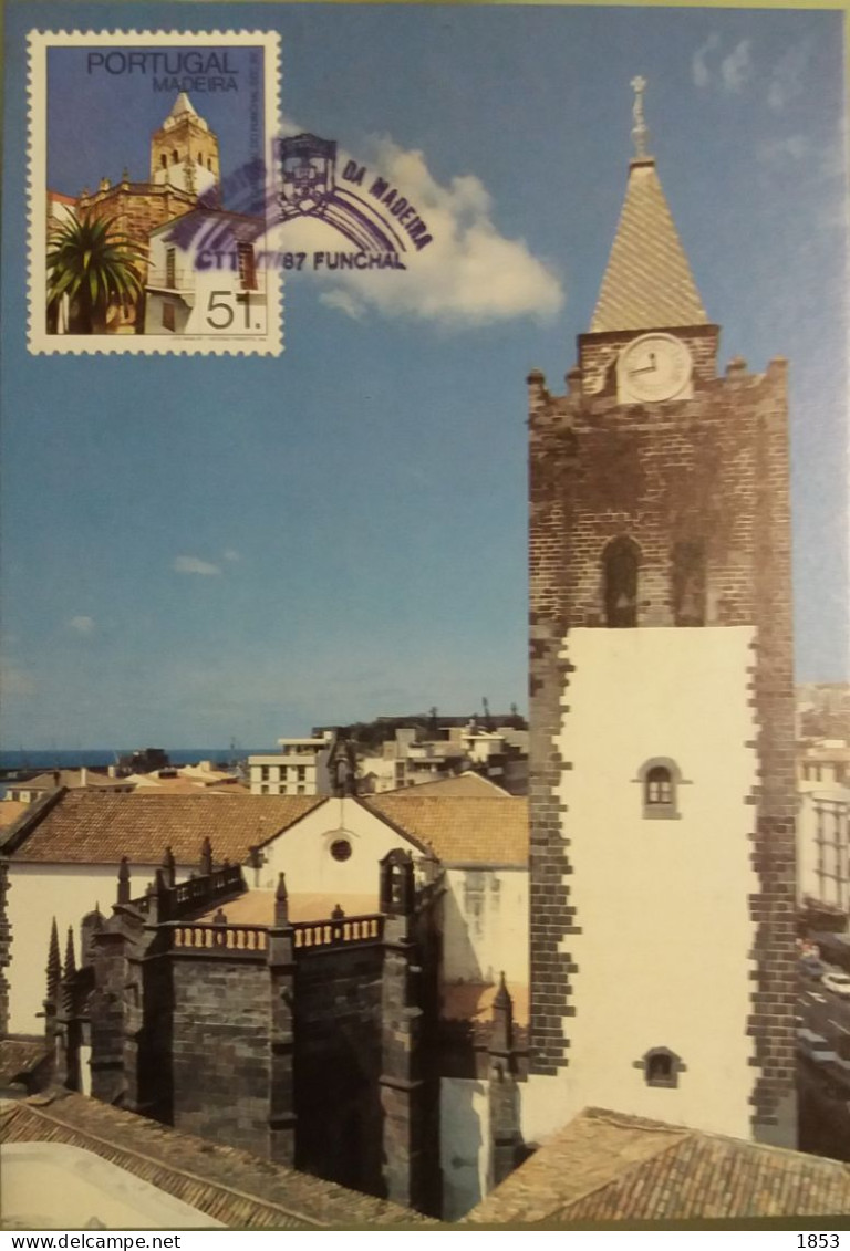 POSTAL MÁXIMO - MONUMENTOS DA MADEIRA - Maximumkaarten