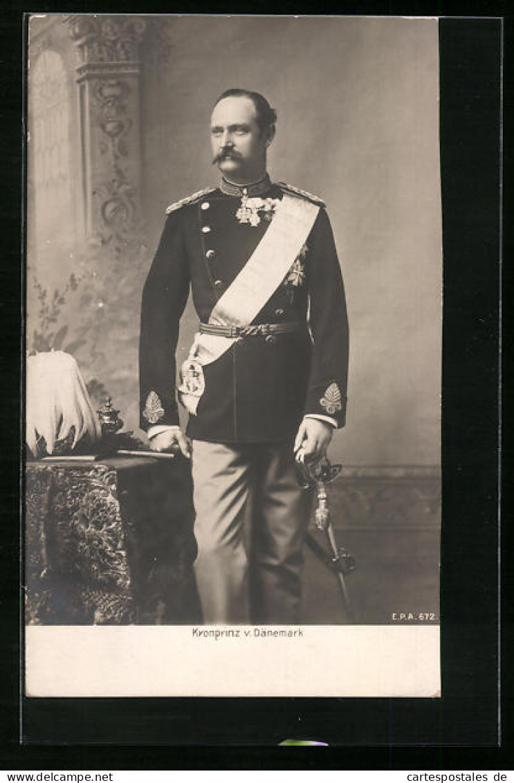 AK Kronprinz Von Dänemark In Uniform  - Königshäuser