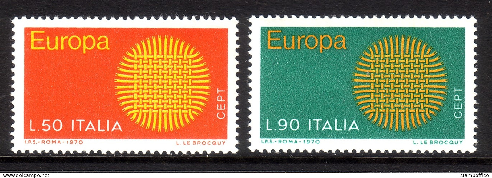 ITALIEN MI-NR. 1309-1310 POSTFRISCH(MINT) EUROPA 1970 SONNENSYMBOL - 1970