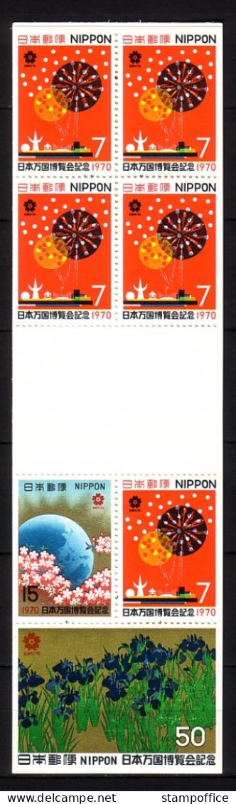 JAPAN MH MIT 1070-1072 POSTFRISCH(MINT) EXPO 1970 OSAKA - Ungebraucht