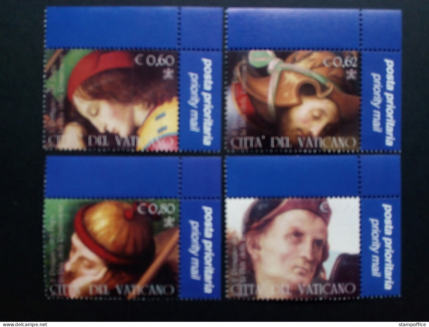 VATIKAN MI-NR. 1525-1528 POSTFRISCH(MINT) ALTARBILD DES PERUGINO 2005 - Nuovi