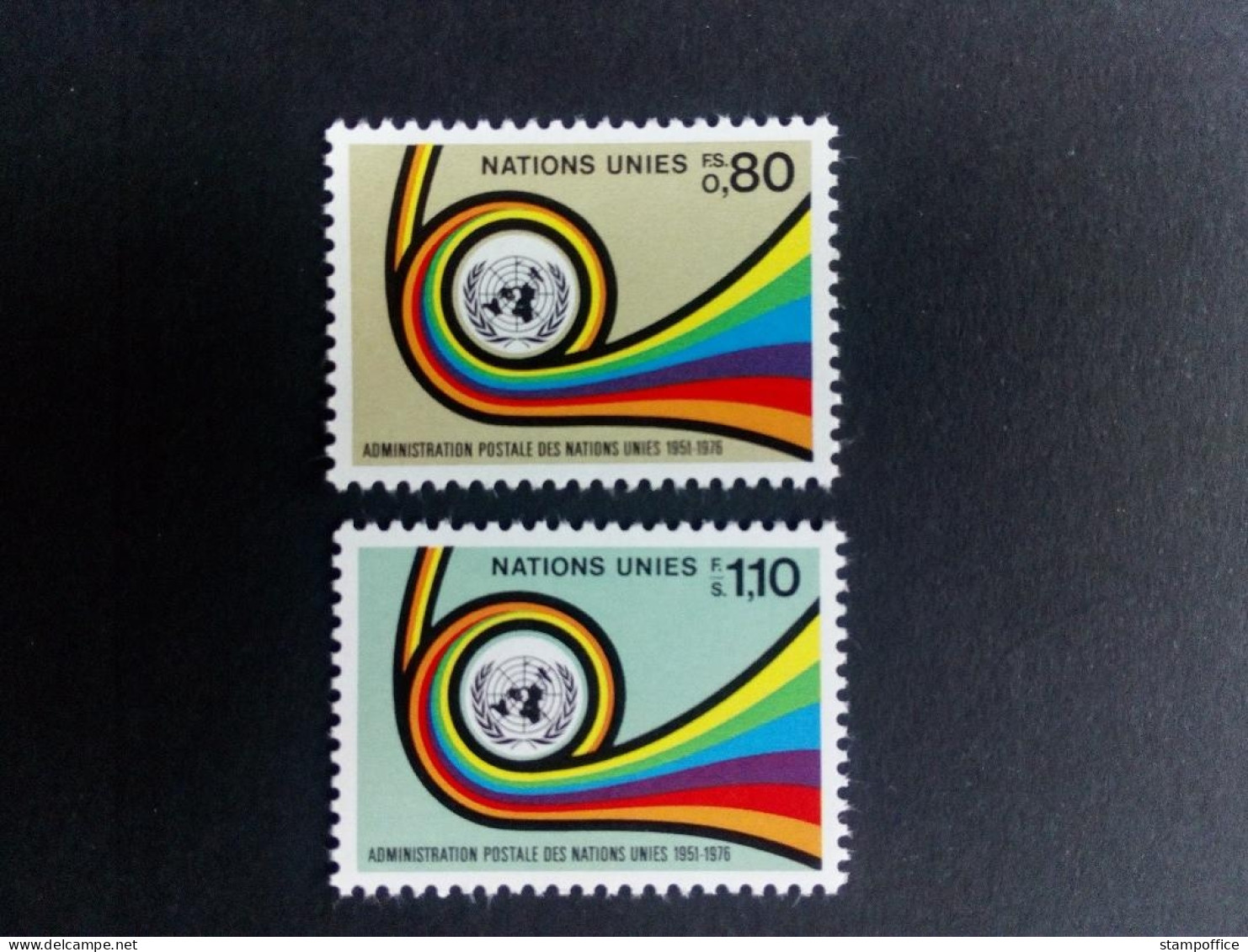 UNO GENF MI-NR. 60-61 POSTFRISCH(MINT) UNPA - POSTHORN 1976 - Unused Stamps