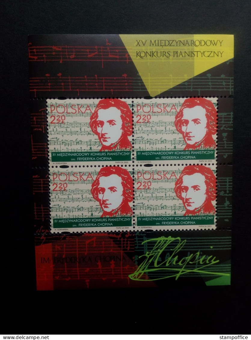 POLEN BLOCK 167 POSTFRISCH(MINT) 15. INT. CHOPIN-KLAVIERWETTBEWERB 2005 - Blocs & Feuillets