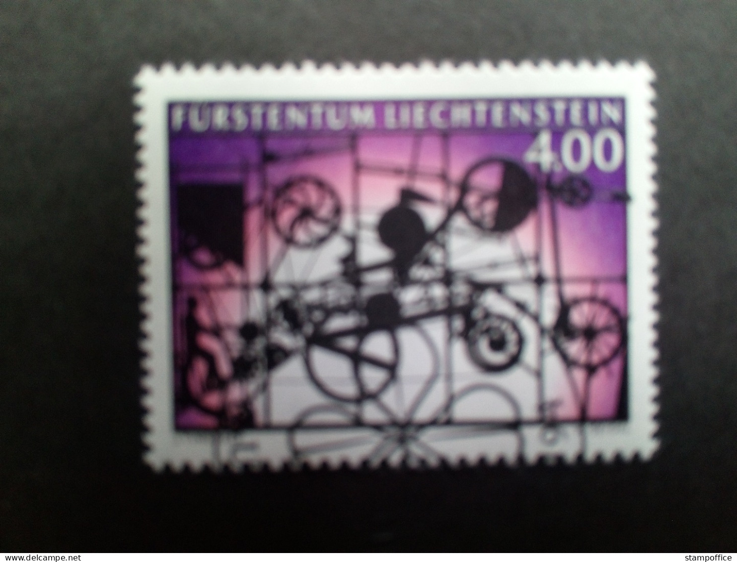 LIECHTENSTEIN MI-NR. 1084 GESTEMPELT(USED) SKULPTUR Von JEAN TINGUELY 1994 - Used Stamps