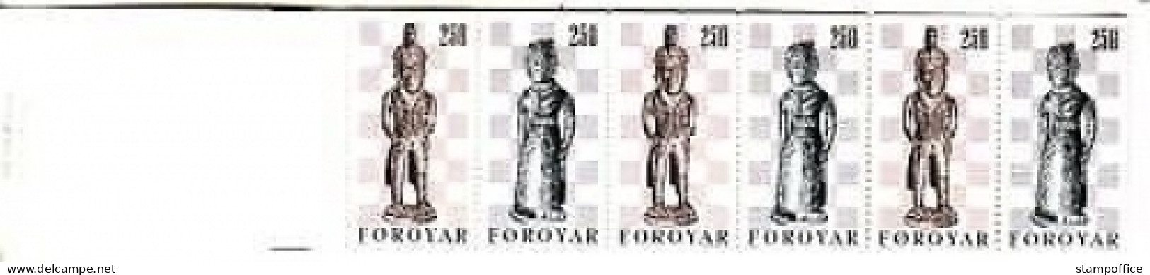 FÄRÖER 10 X MH 1 POSTFRISCH SCHACH SCHACHFIGUREN 1983 - Echecs