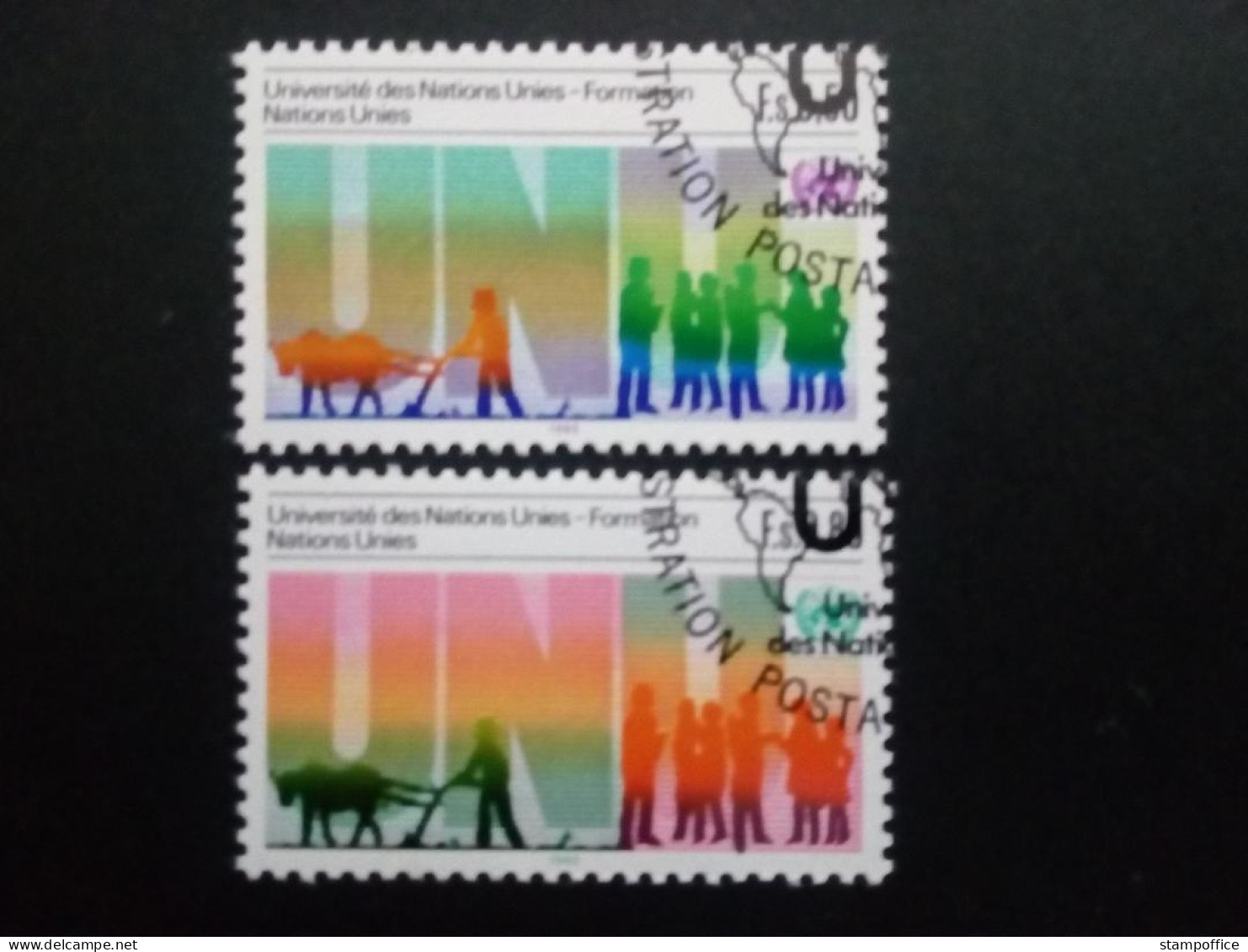 UNO GENF MI-NR. 129-130 GESTEMPELT 10 JAHRE UNIVERSITÄT DER UN IN TOKIO 1985 - Used Stamps
