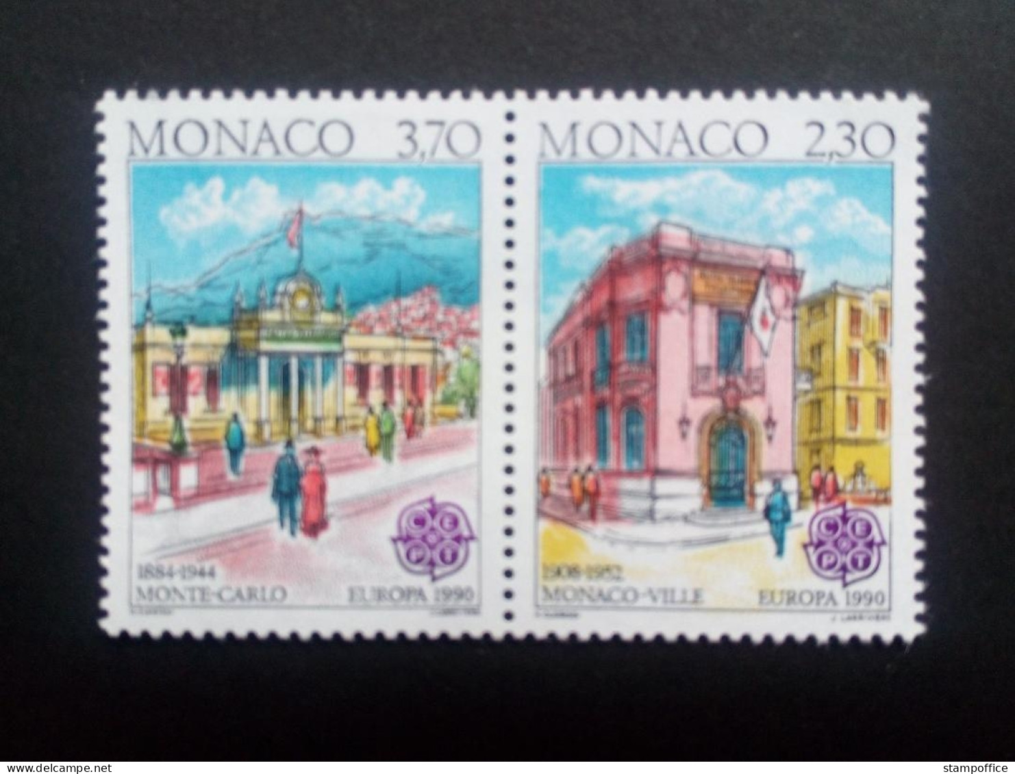 MONACO MI-NR. 1961-1962 C ZD(2) POSTFRISCH EUROPA 1990 POSTALISCHE EINRICHTUNGEN - 1990