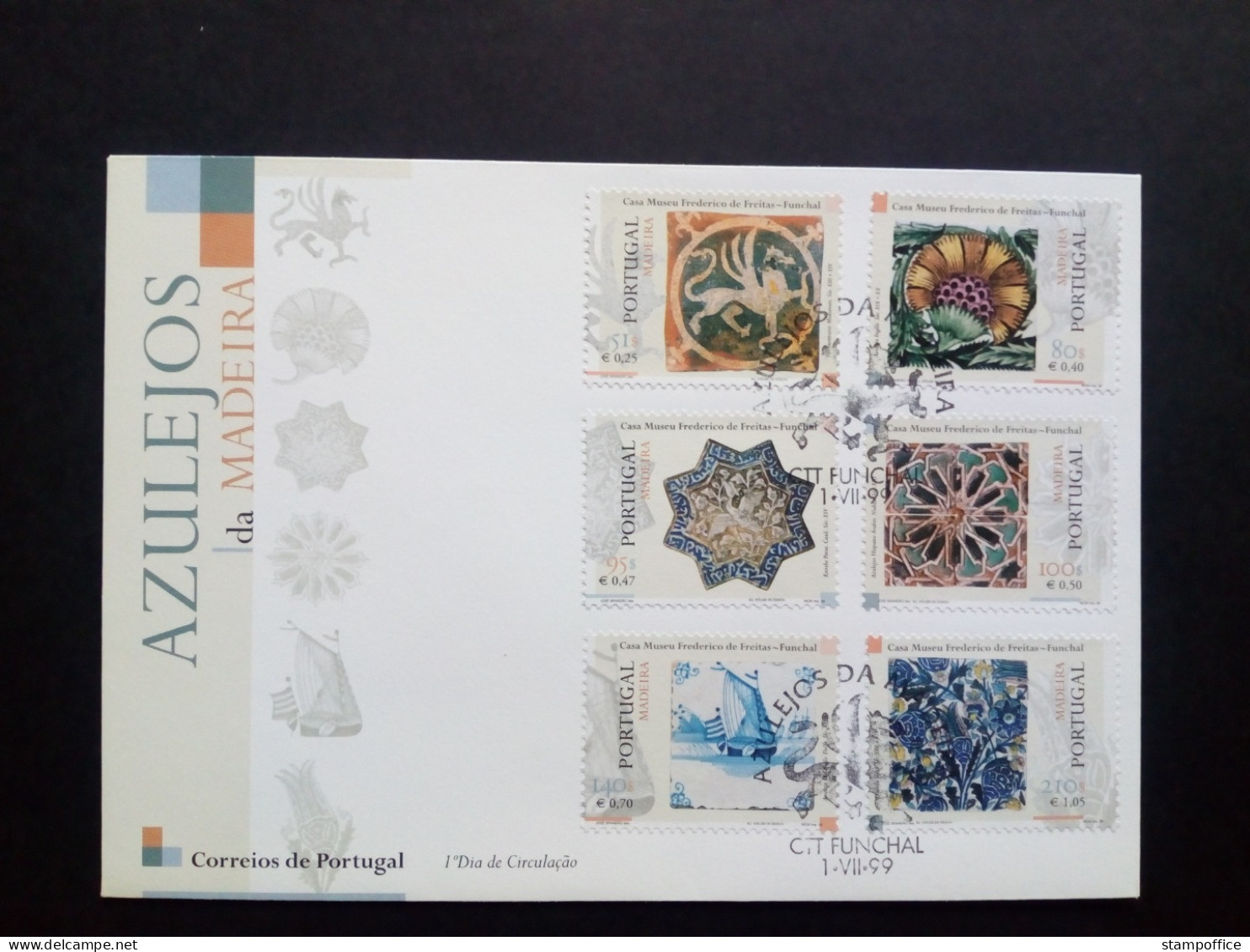 MADEIRA MI-NR. 198-203 FDC KACHELN AUS MUSEUM 1999 - Madeira