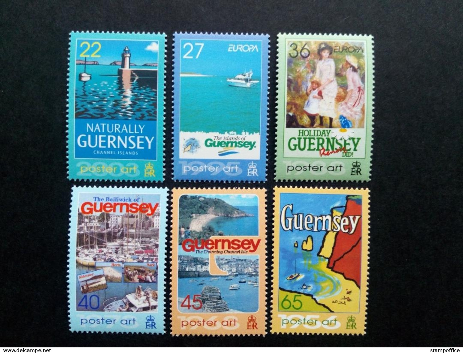 GUERNSEY MI-NR. 966-971 POSTFRISCH(MINT) PLAKATKUNST EUROPA 2003 - Guernsey