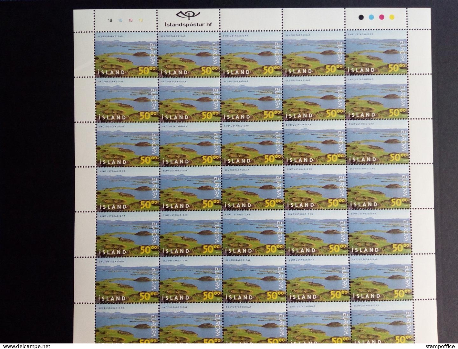 ISLAND MI-NR. 913-914 POSTFRISCH BOGENTEIL(35) EUROPA 1999 NATIONALPARKS - Unused Stamps