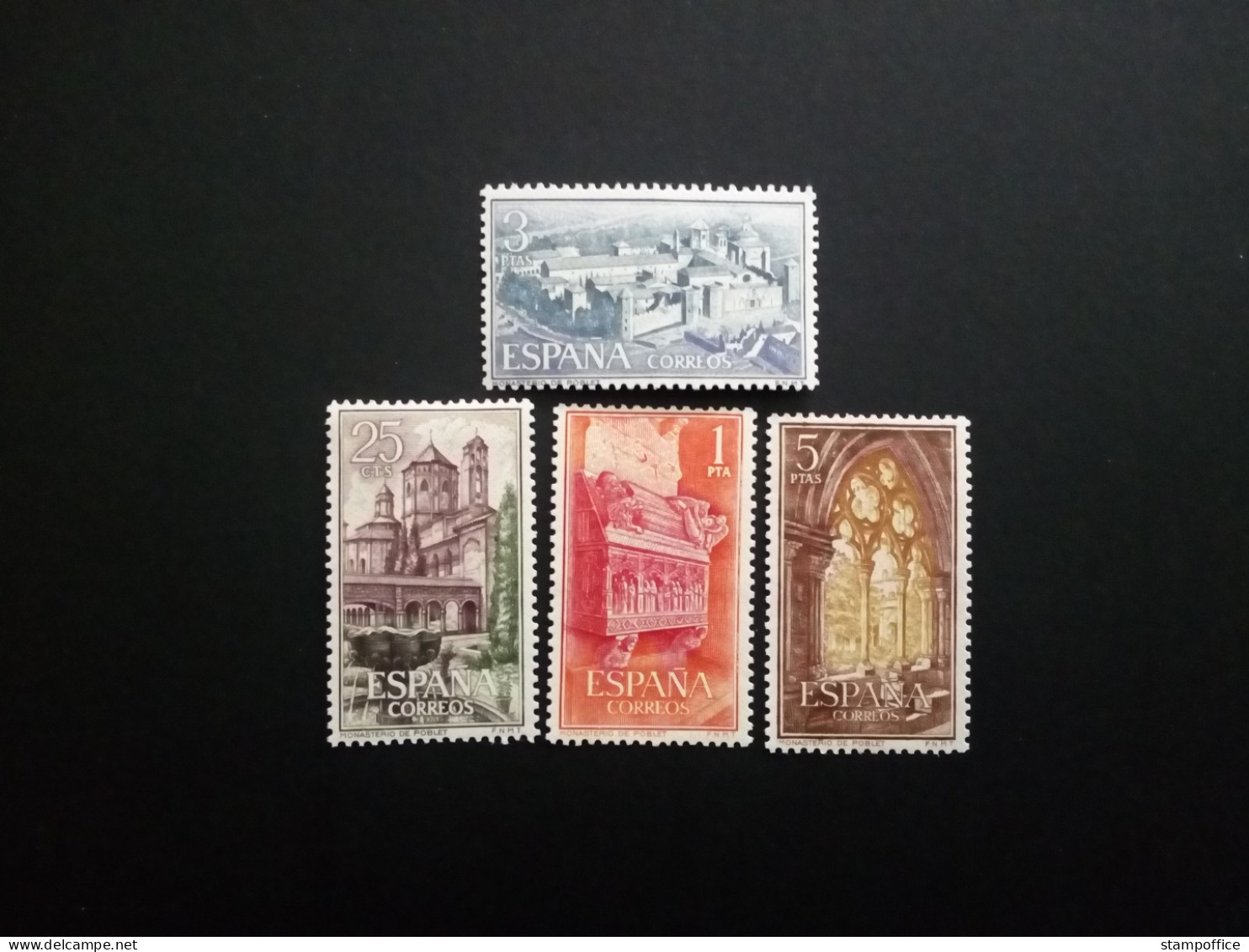 SPANIEN MI-NR. 1379-1382 POSTFRISCH(MINT) KLÖSTER UND ABTEIEN (IV) 1963 - Ungebraucht