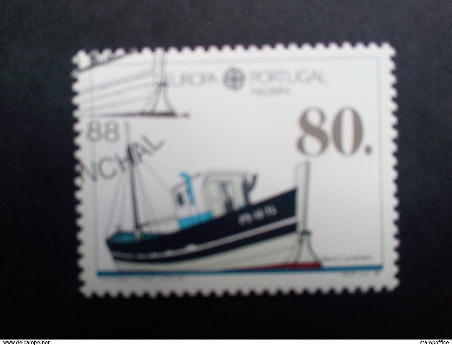 MADEIRA MI-NR. 118 A GESTEMPELT EUROPA 1988 TRANSPORTMITTEL POSTBOOT - 1988