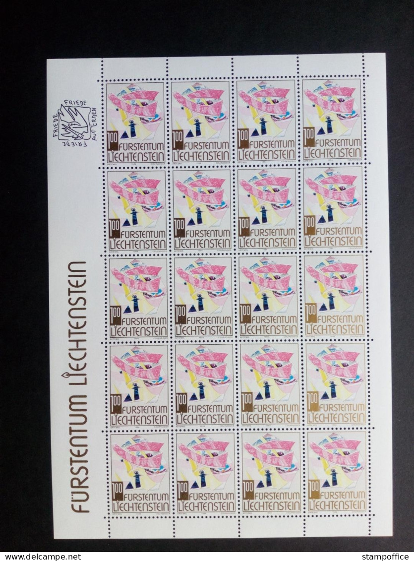 LIECHTENSTEIN MI-NR. 1096-1098 POSTFRISCH(MINT) KLEINBOGENSATZ WEIHNACHTEN 1994 - Blocs & Feuillets