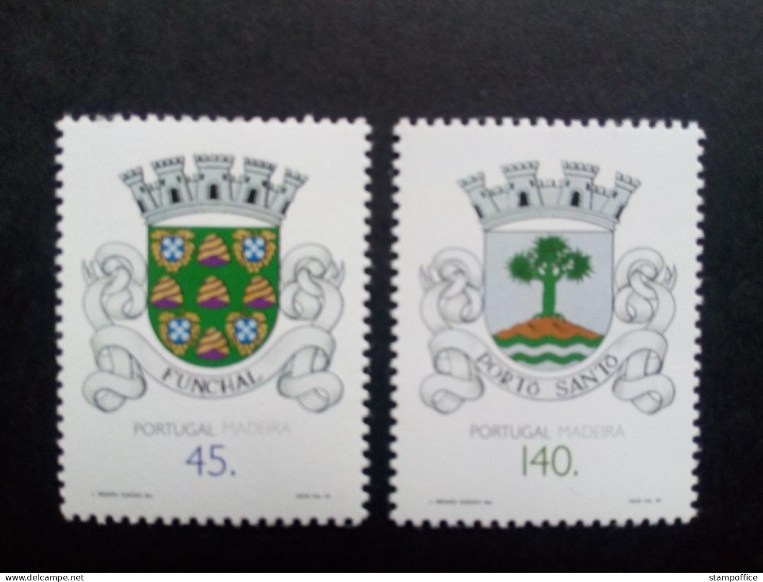 MADEIRA MI-NR. 176-177 POSTFRISCH GEMEINDEWAPPEN 1994 - Briefmarken