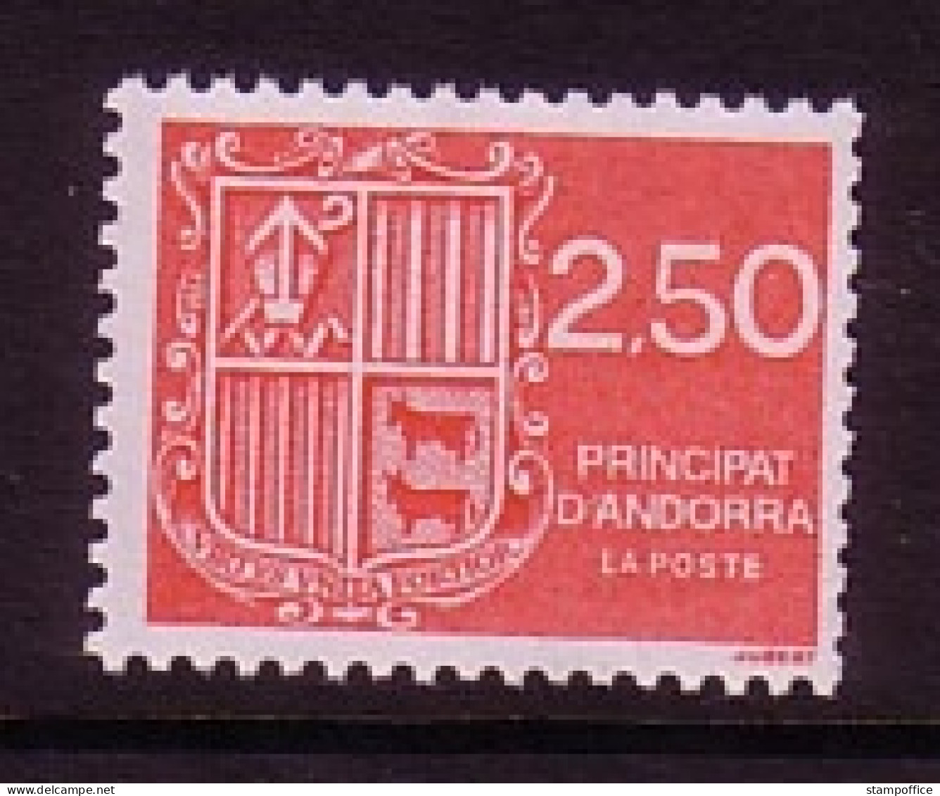 ANDORRA FRANZÖSISCH MH 0-4 Mit MI-NR. 430 POSTFRISCH(MINT) FREIMARKE WAPPEN 1991 - Postzegelboekjes