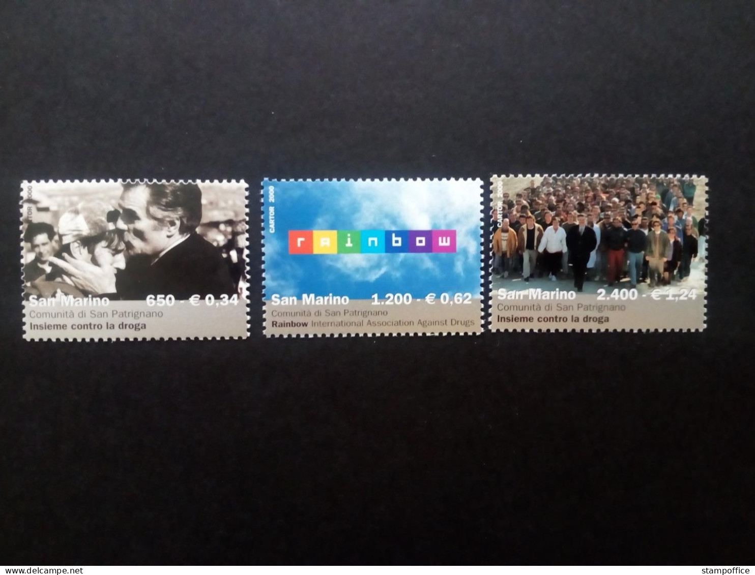 SAN MARINO MI-NR. 1890-1892 POSTFRISCH(MINT) ANTI-DROGEN 2000 - Unused Stamps