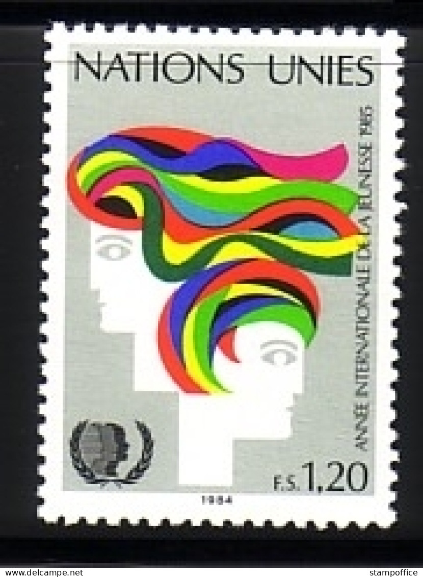 UNO GENF MI-NR. 126 POSTFRISCH(MINT) JAHR DER JUGEND 1984 - Neufs