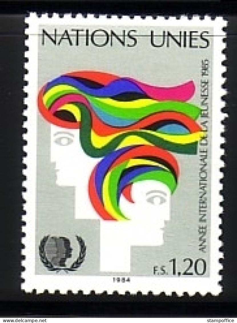 UNO GENF MI-NR. 126 POSTFRISCH(MINT) JAHR DER JUGEND 1984 - Unused Stamps