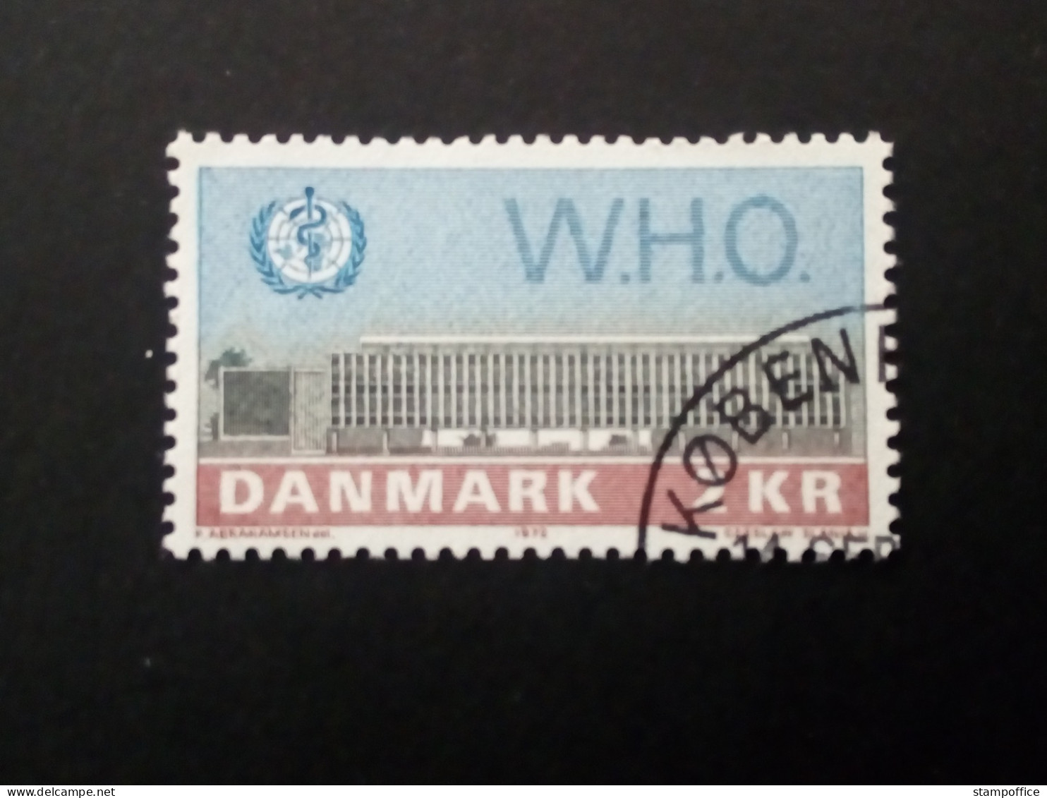 DÄNEMARK MI-NR. 531 GESTEMPELT(USED) MITLÄUFER 1972 EUROPAKONFERENZ DER WHO - Usado