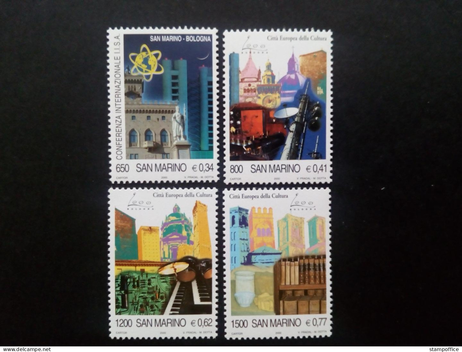 SAN MARINO MI-NR. 1886-1889 POSTFRISCH(MINT) BOLOGNA KULTURSTADT EUROPAS 2000 - Unused Stamps