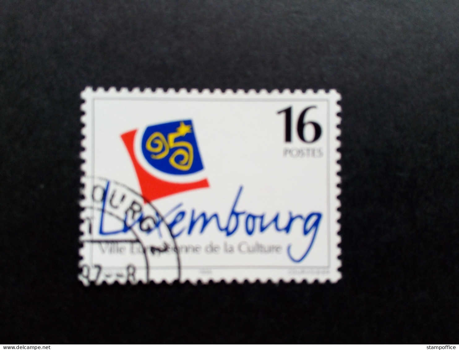 LUXEMBOURG MI-NR. 1367 GESTEMPELT(USED) MITLÄUFER 1995 LUXEMBURG KULTURHAUPTSTADT EUROPAS - Idee Europee