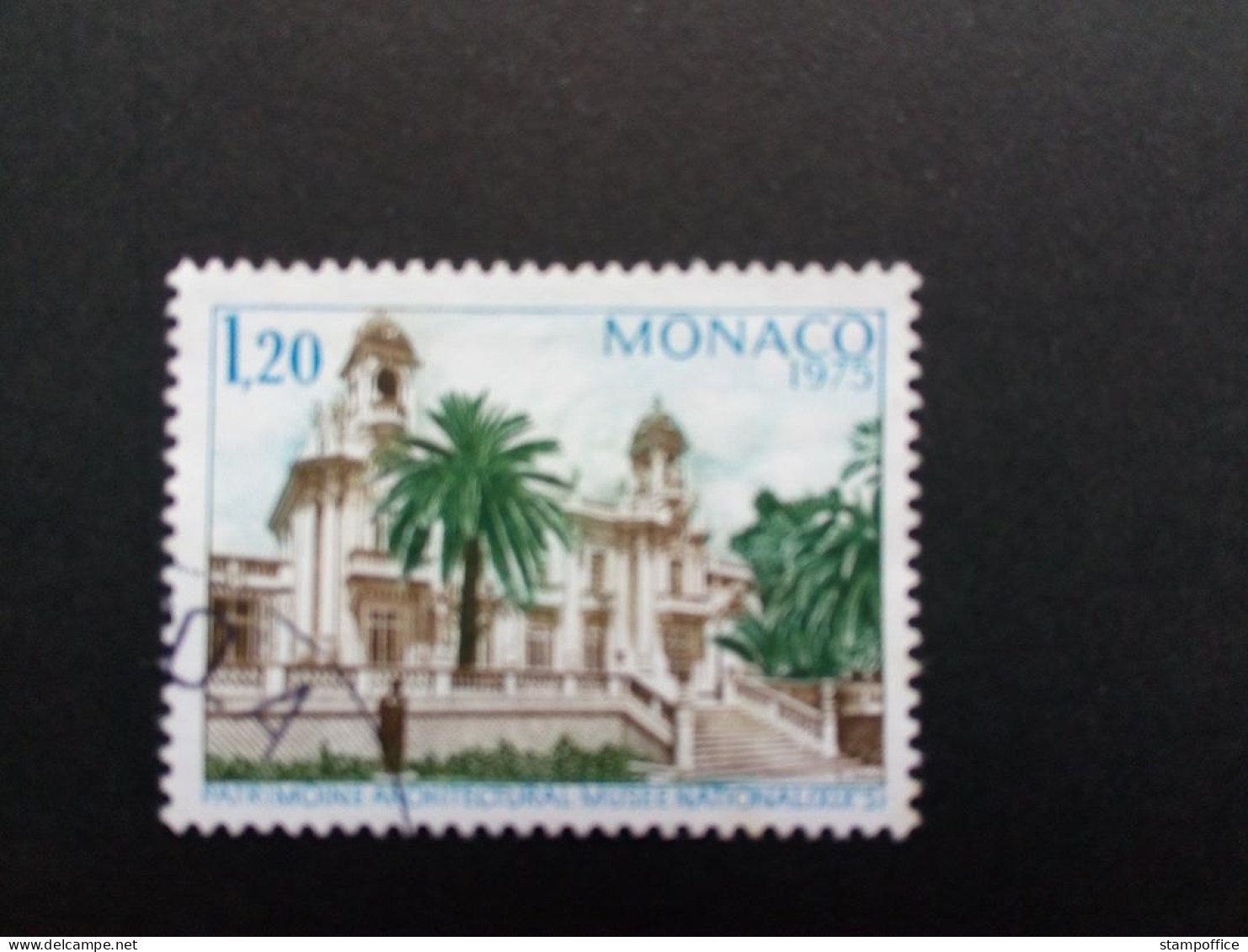 MONACO MI-NR. 1180 GESTEMPELT MITLÄUFER 1975 EUROPÄISCHES DENKMALSCHUTZJAHR NATIONALMUSEUM - Idee Europee