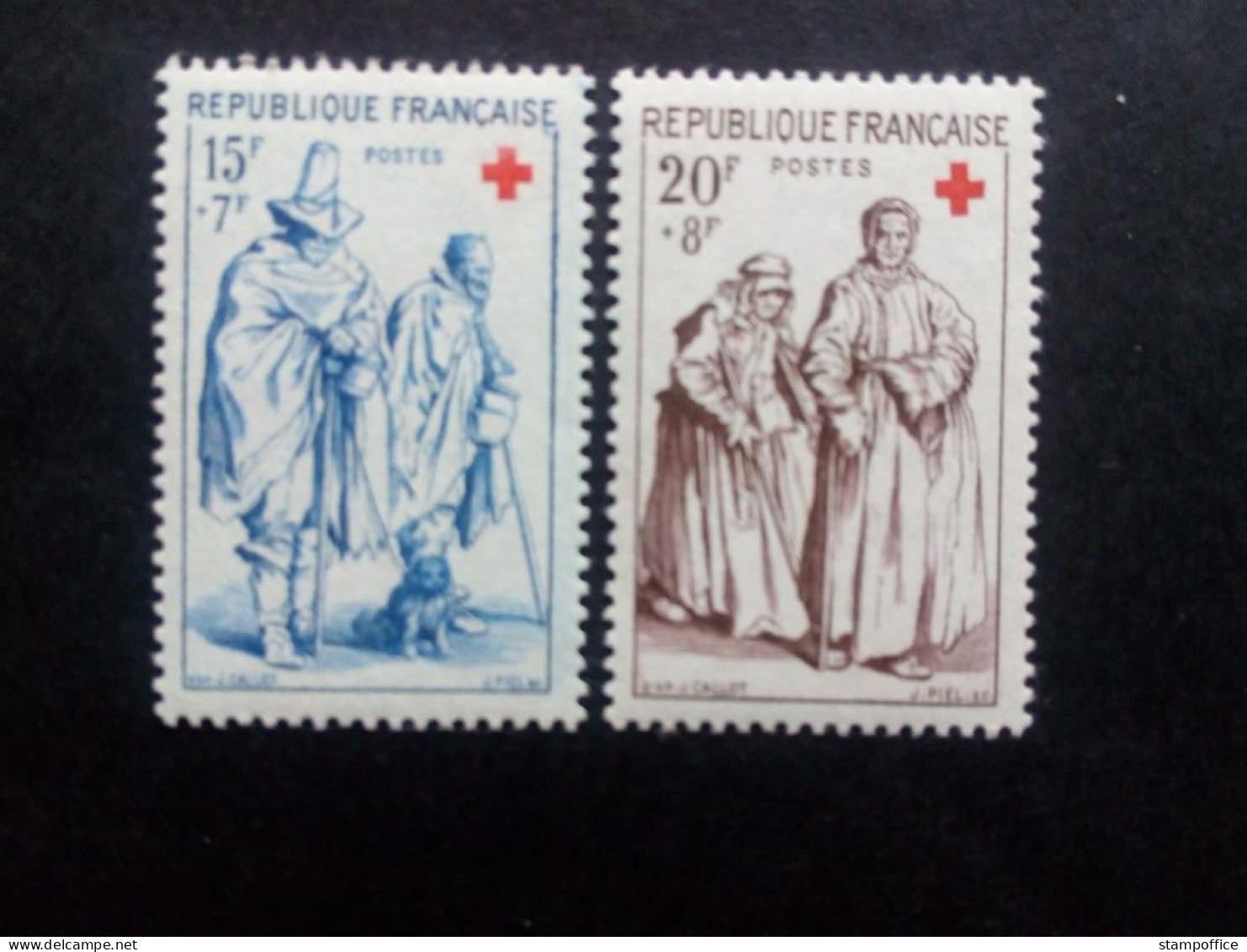 FRANKREICH MI-NR. 1175-1176 POSTFRISCH(MINT) ROTES KREUZ 1957 - Rotes Kreuz