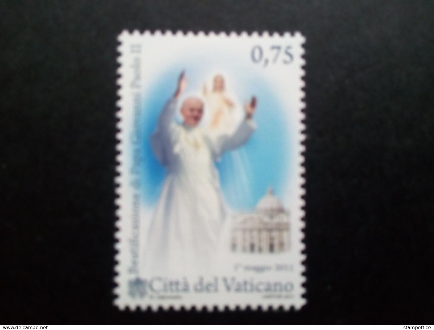 VATIKAN MI-NR. 1699 POSTFRISCH(MINT) SELIGSPRECHUNG PAPST JOHANNES PAUL II 2011 - Unused Stamps