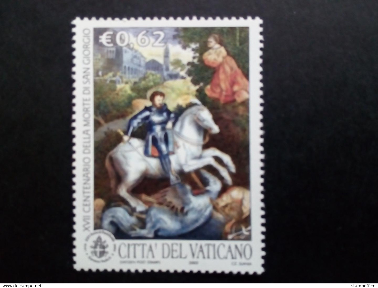 VATIKAN MI-NR. 1458 POSTFRISCH(MINT) 1700 TODESTAG DES HEILIGEN GEORG 2003 - Ongebruikt