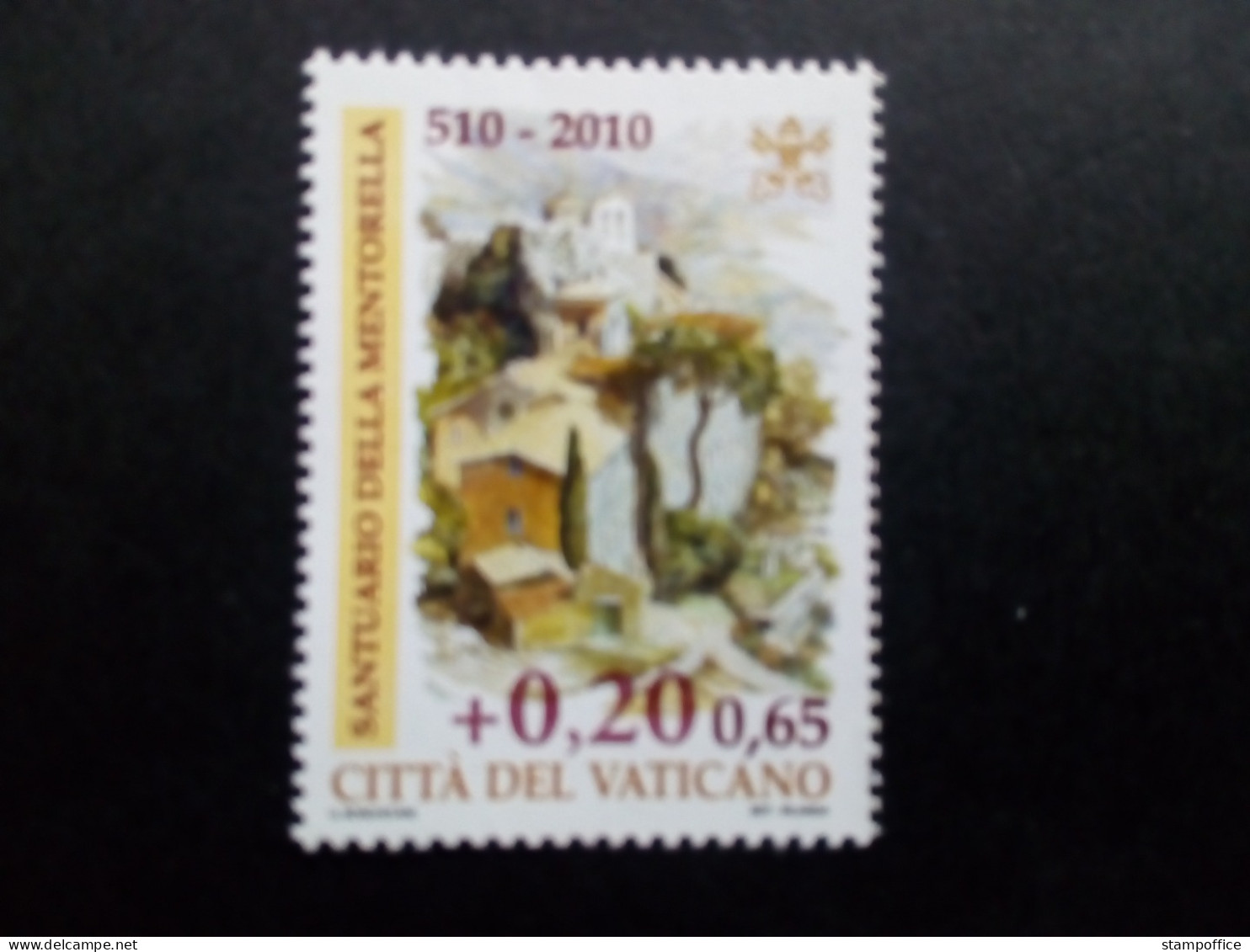 VATIKAN MI-NR. 1664 POSTFRISCH(MINT) 1500 JAHRE WALLFAHRTSKIRCHE MENTORELLA ERDBEBENHILFE HAITI 2010 - Nuevos