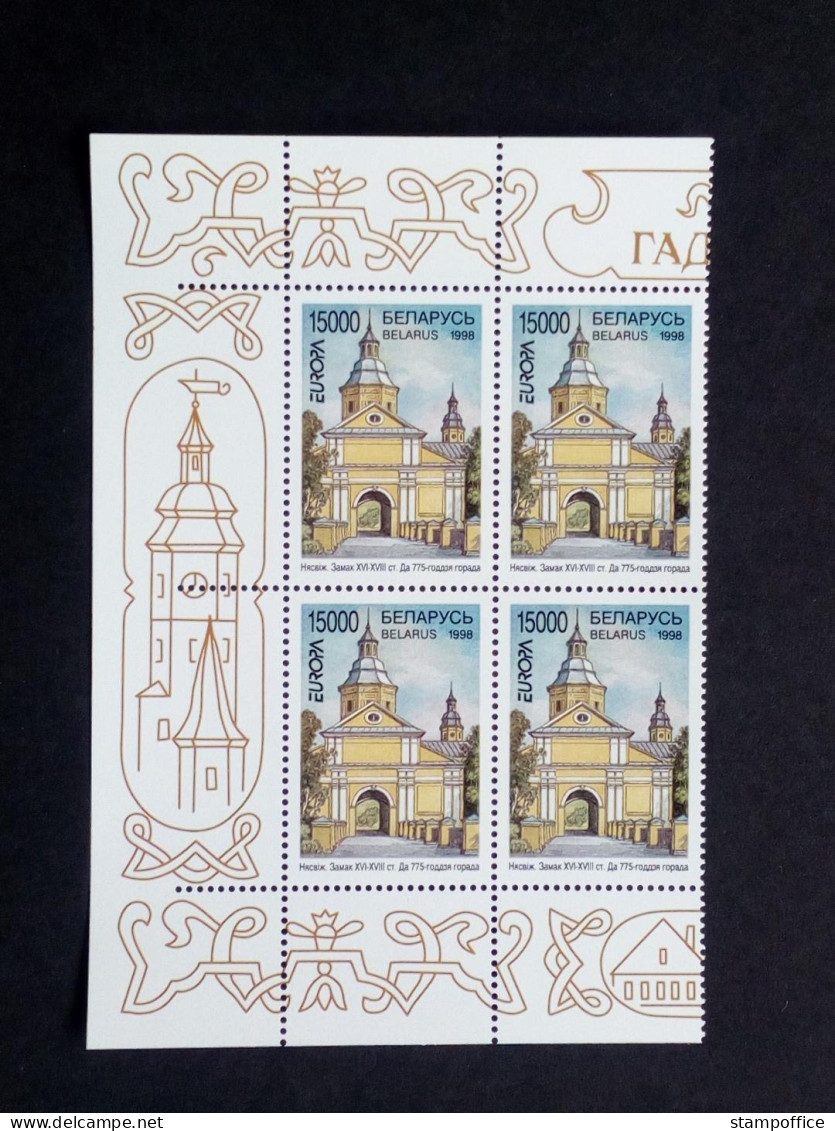 WEISSRUSSLAND MI-NR. 259 POSTFRISCH(MINT) 4er BLOCK EUROPA 1998 FESTE Und FEIERTAGE - 1998