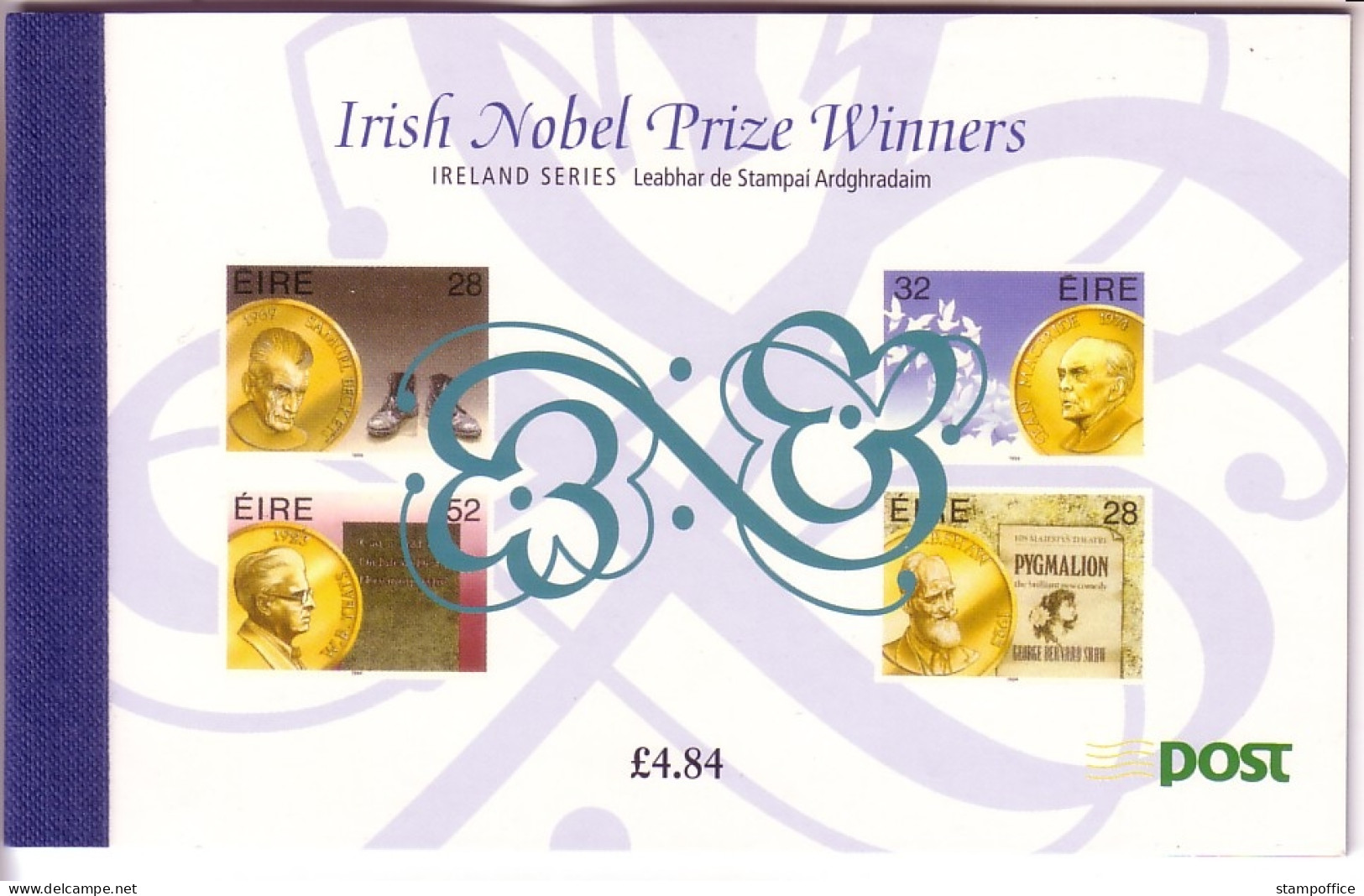 IRLAND MH 27 POSTFRISCH(MINT) NOBELPREISTRÄGER 1994 - Carnets